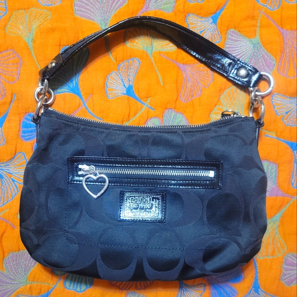Coach poppy small hobo bag